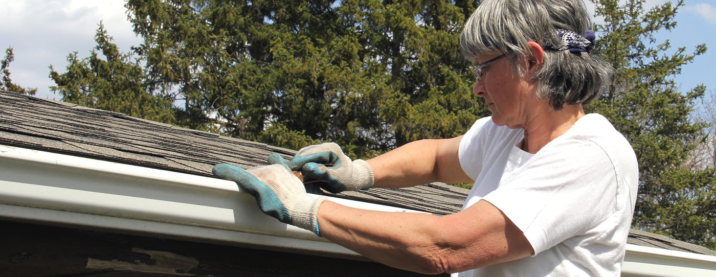spring gutter cleaning